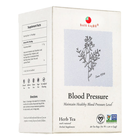 Herbal tea blend designed to support blood pressure levels