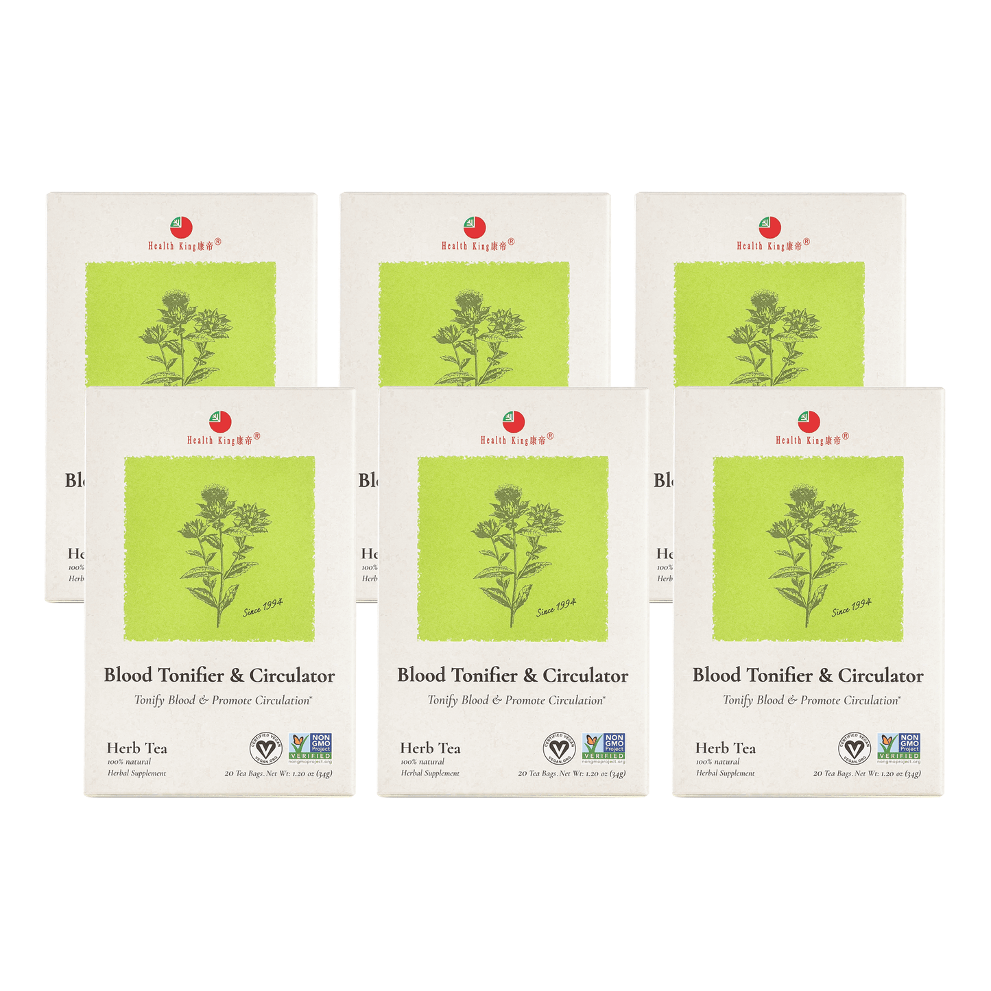 Blood Tonifier & Circulator Herb Tea | Promote Blood Circulation - HealthKing