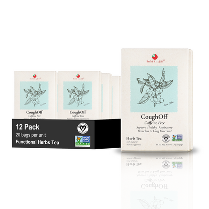 CoughOff Caffeine-Free Organic Tea twelve-pack