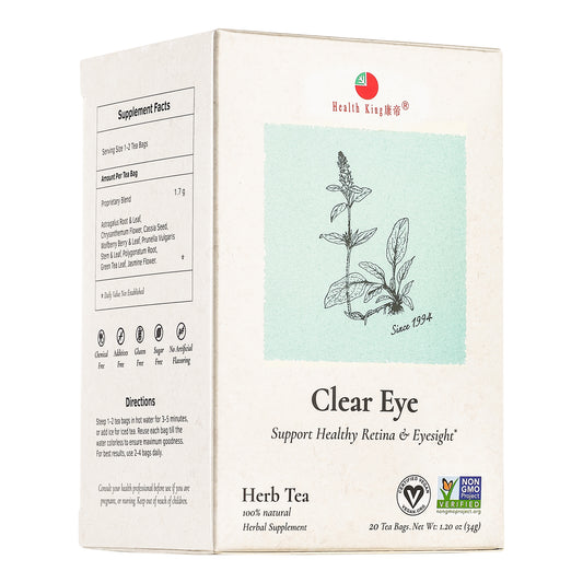 Herbal tea for eye health, box of 20 bags