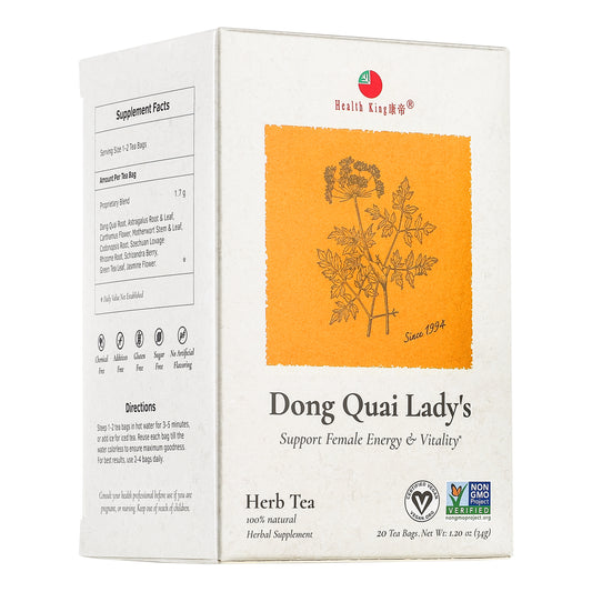 Box of Dong Quai Lady's Herb Tea designed to support female health