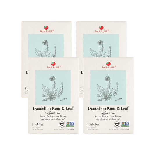 Dandelion Root & Leaf Herb Tea | Detoxification & Digestion - HealthKing