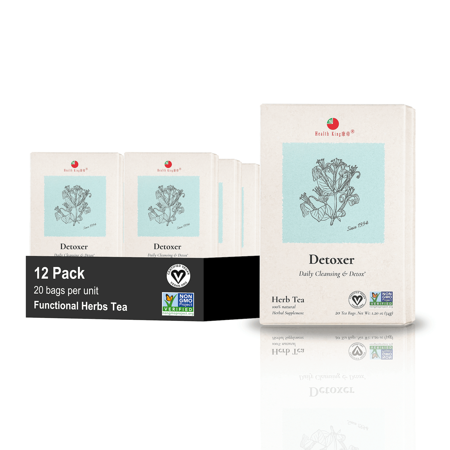 Detoxer Herb Tea | Daily Cleansing & Detox - HealthKing