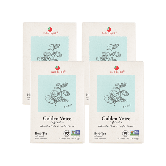 Golden Voice Herb Tea | Helps Clear Voice & Comfort Throat - HealthKing