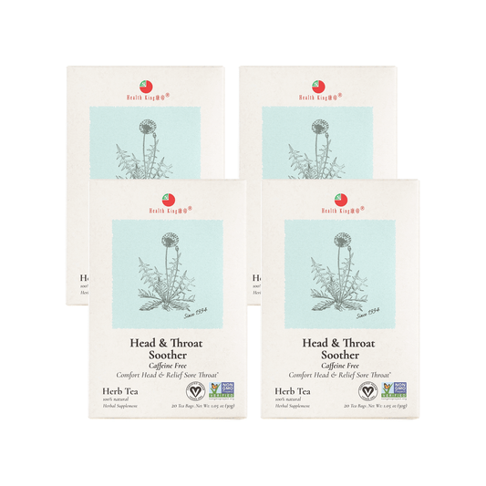Head & Throat Soother Herb Tea | Comfort Head & Relief Sore Throat - HealthKing