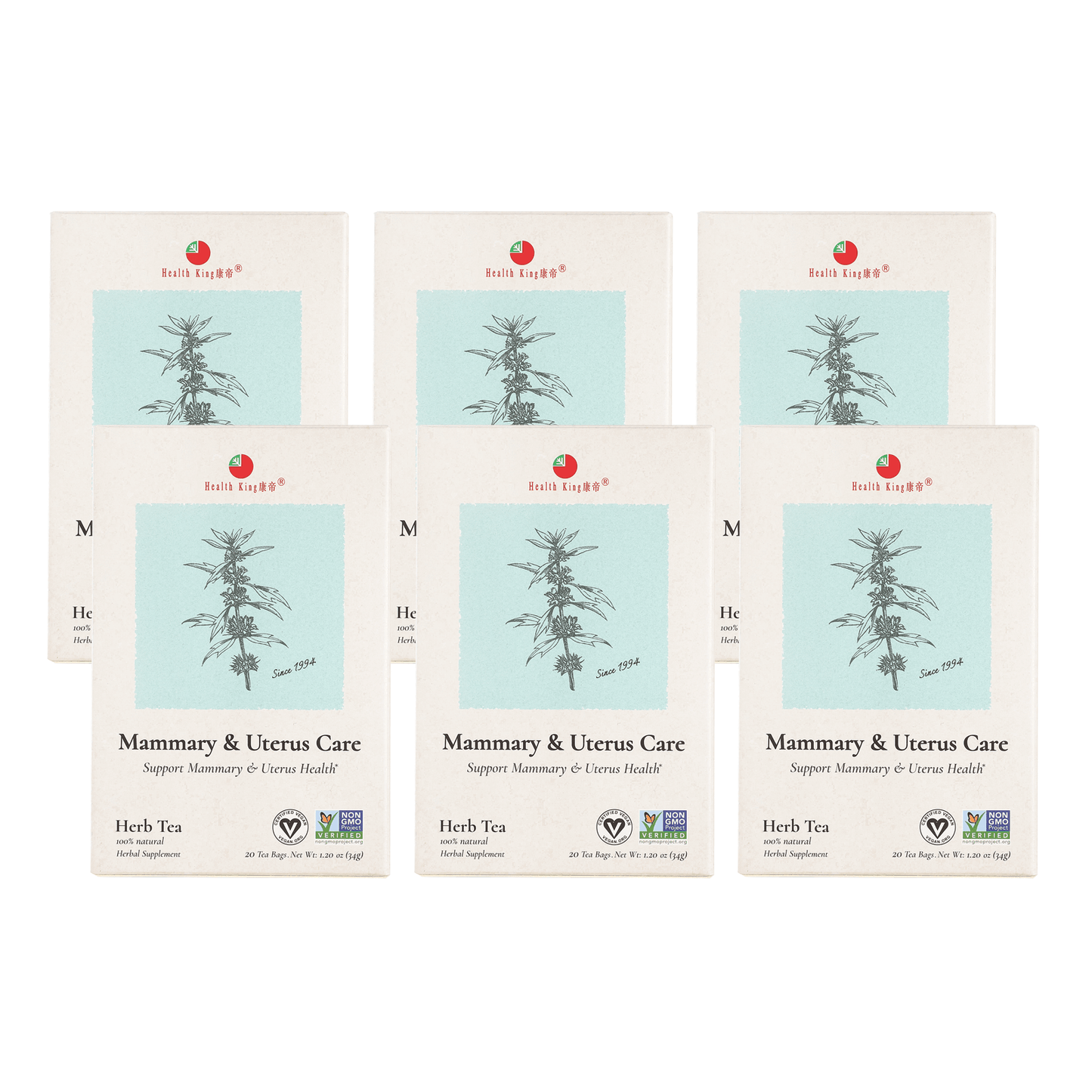 Mammary & Uterus Care Herb Tea | Support Mammary & Uterus Health - HealthKing