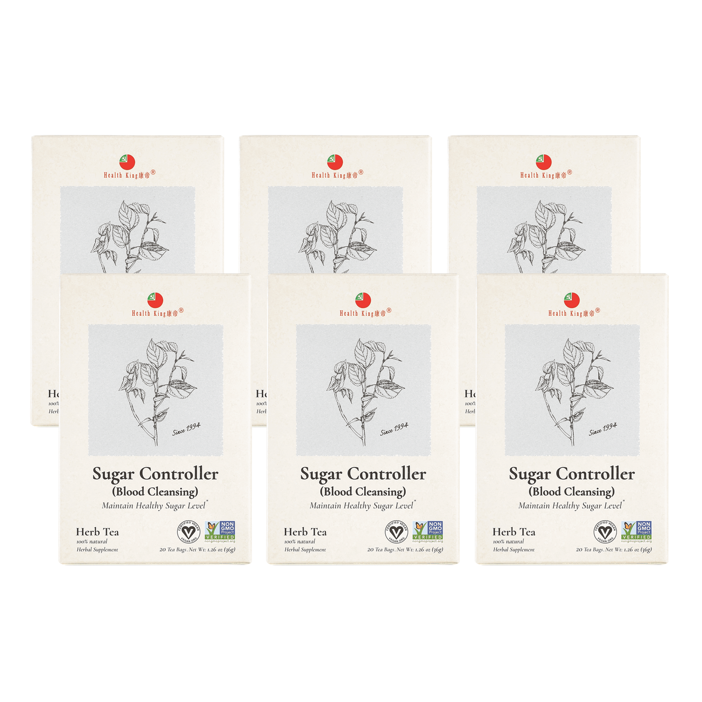 Sugar Controller Herb Tea | Maintain Healthy Blood Sugar Level - HealthKing