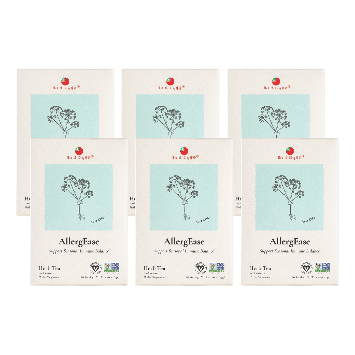 AllergEase Herb Tea | Support Seasonal Immune Balance - HealthKing