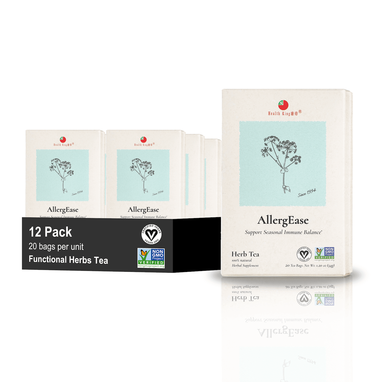 AllergEase Herb Tea | Support Seasonal Immune Balance - HealthKing