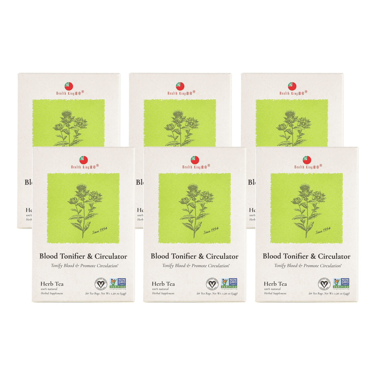 Blood Tonifier & Circulator Herb Tea | Promote Blood Circulation - HealthKing