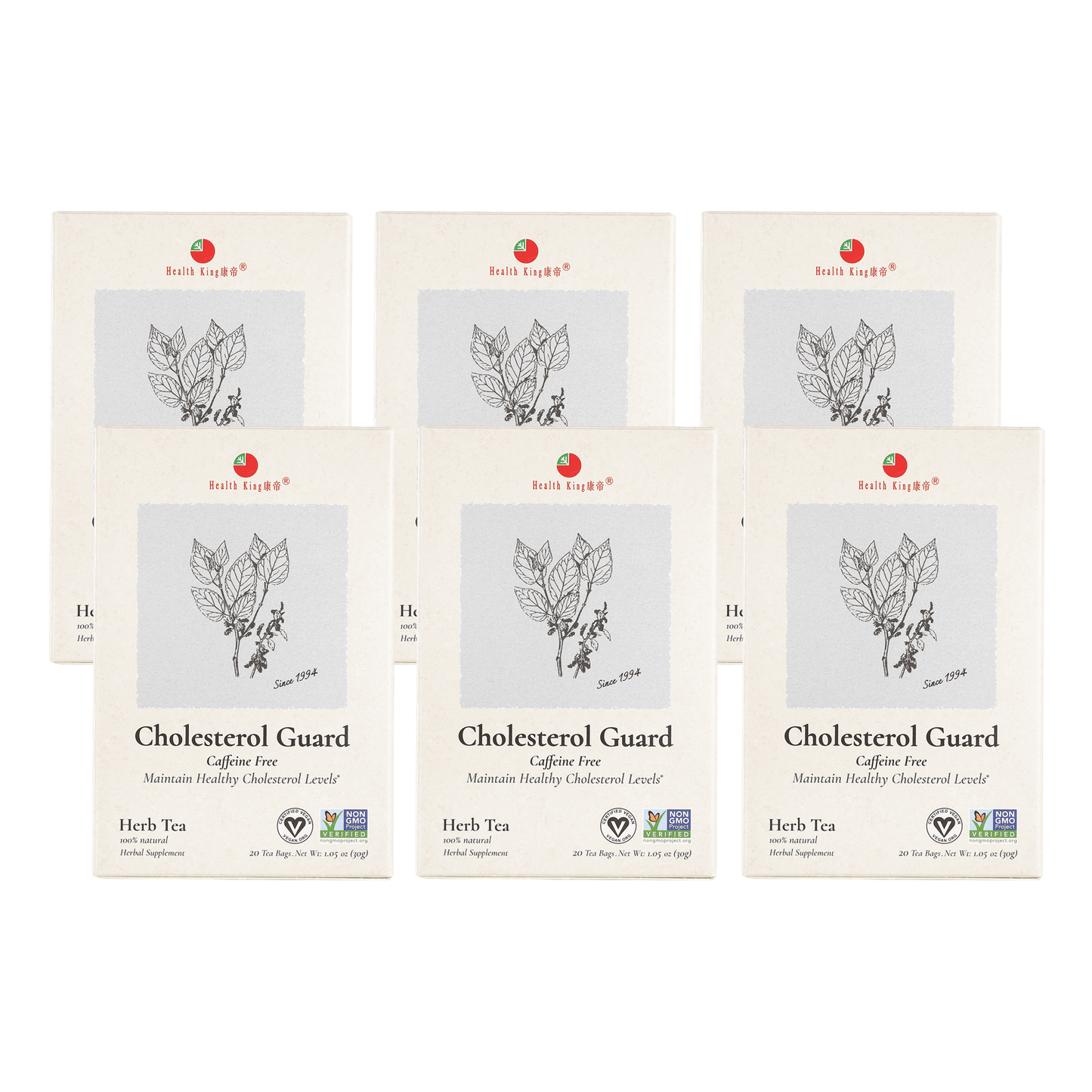 Cholesterol Guard Herb Tea bundle of six