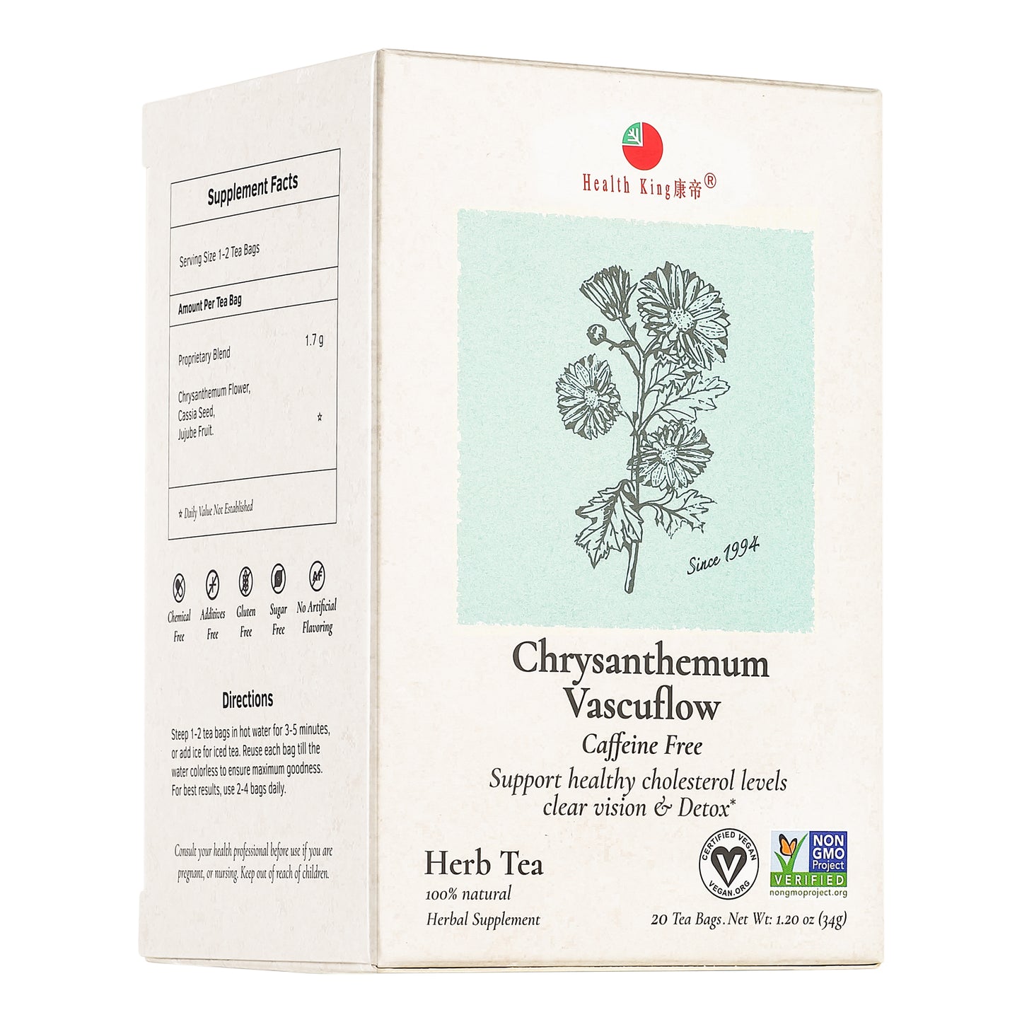 Chrysanthemum Herb Tea | Supports Clear Vision & Detox