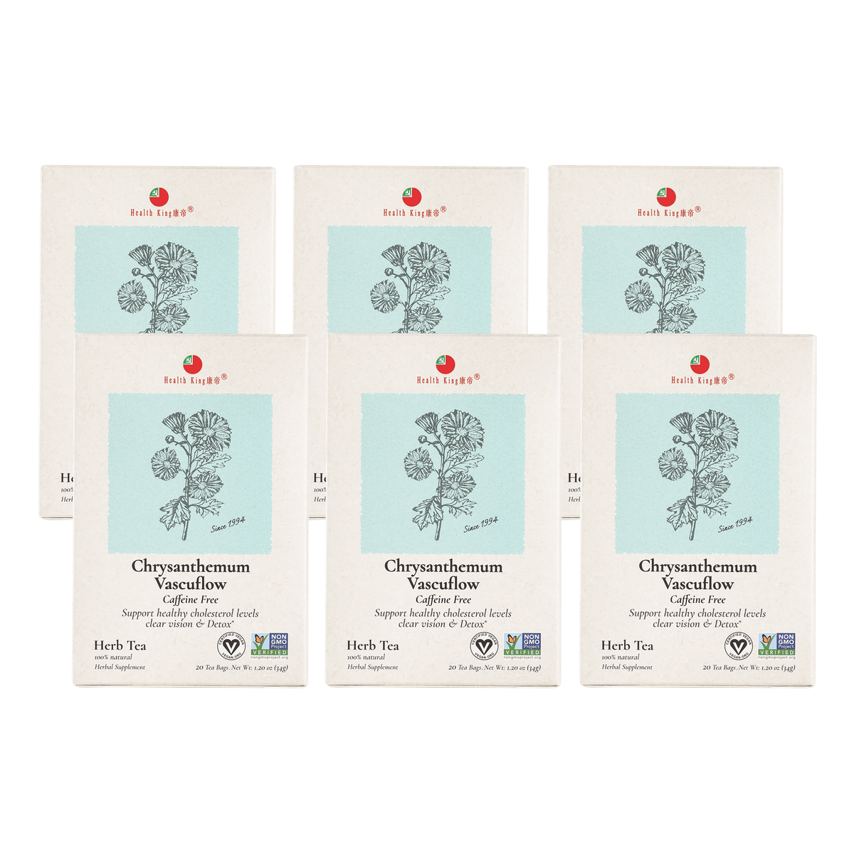 Chrysanthemum Herb Tea | Supports Clear Vision & Detox - HealthKing