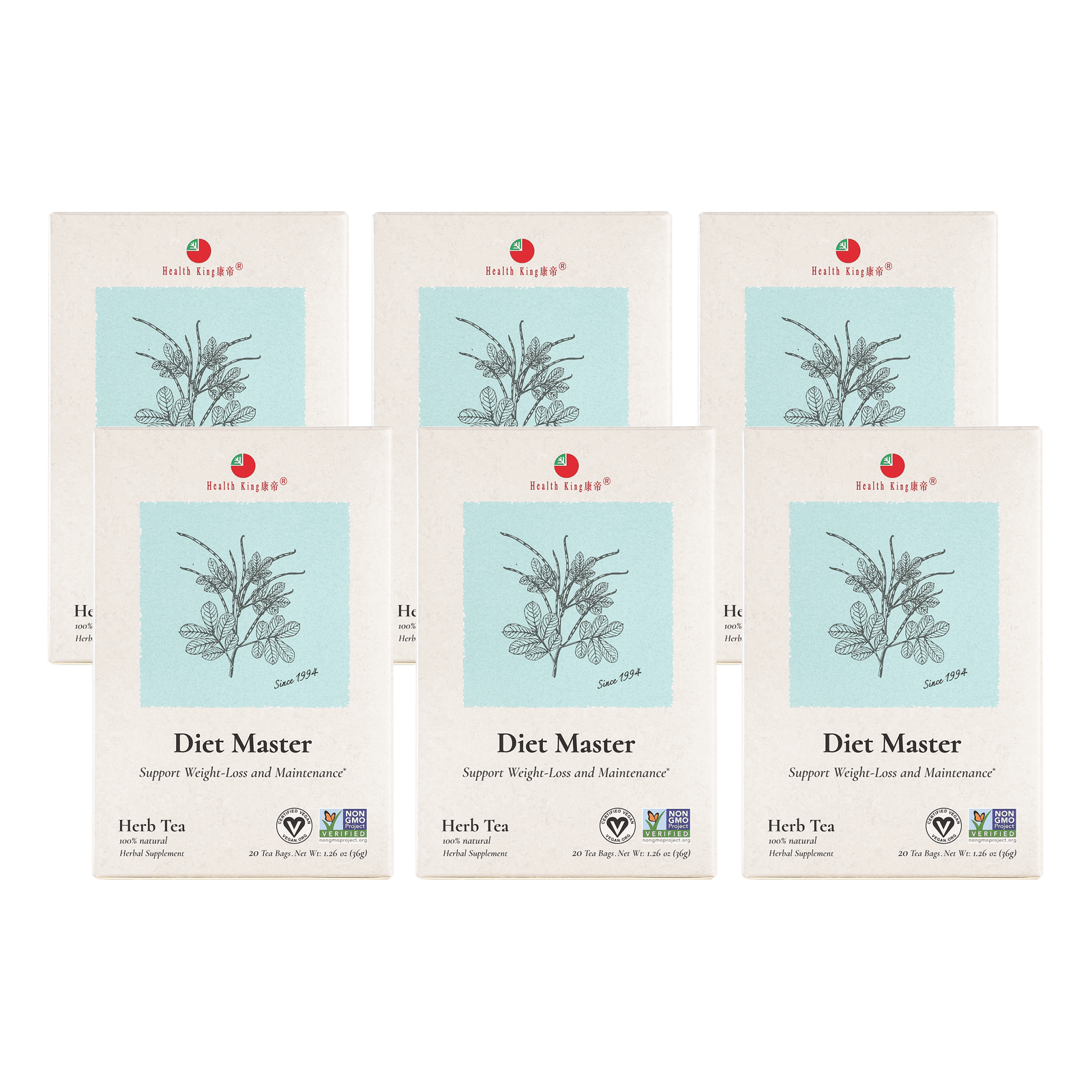 Diet Master Herb Tea | Weight Management & Healthy Slimming - HealthKing
