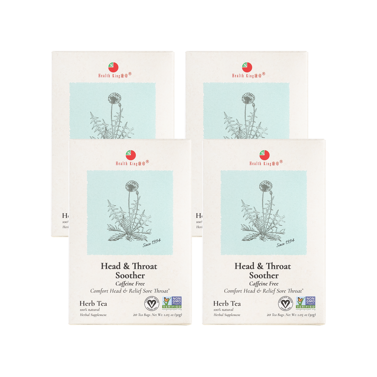 Head & Throat Soother Herb Tea | Comfort Head & Relief Sore Throat