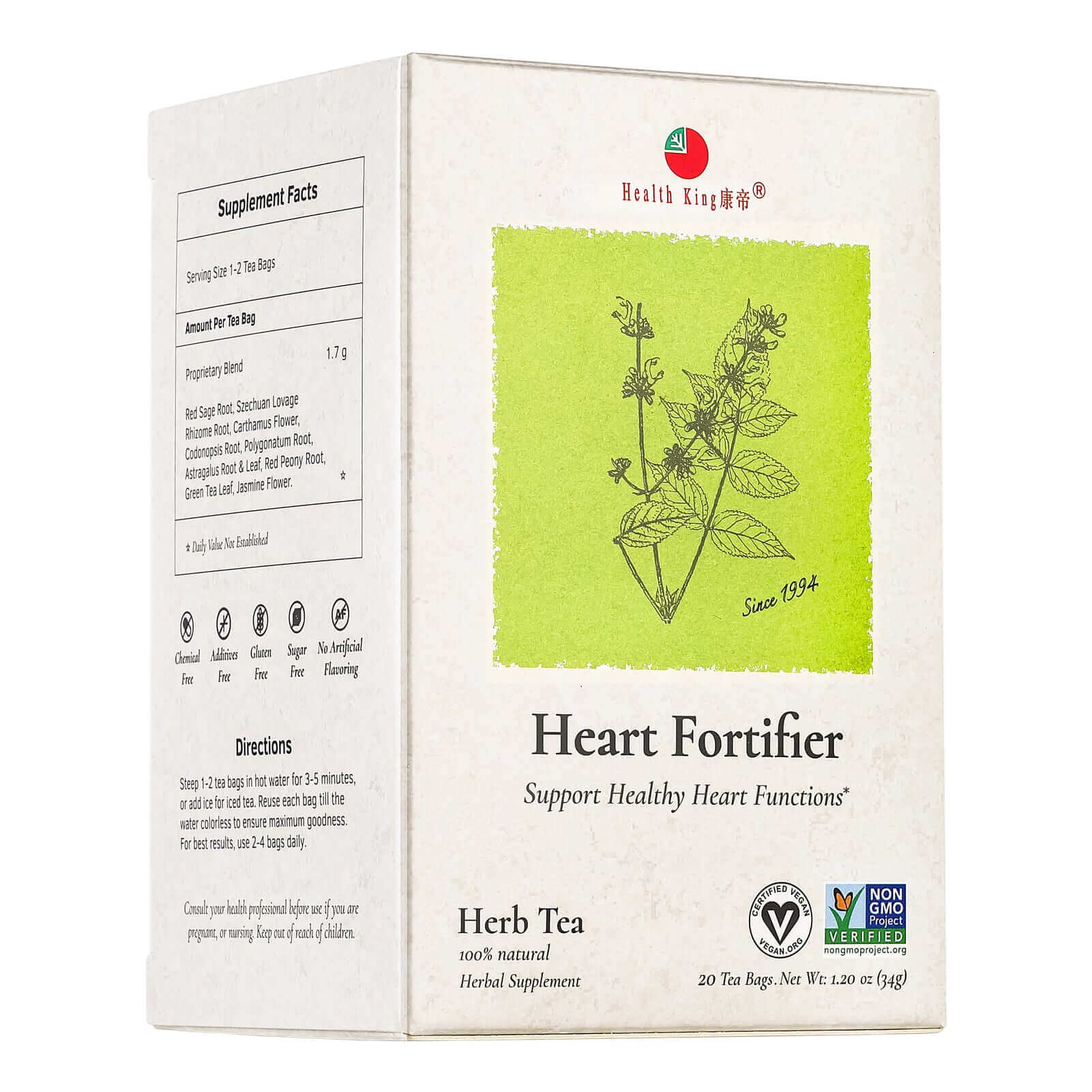Fortifier Ht Heart Fortifier Herb Tea - Support Healthy Heart Functions