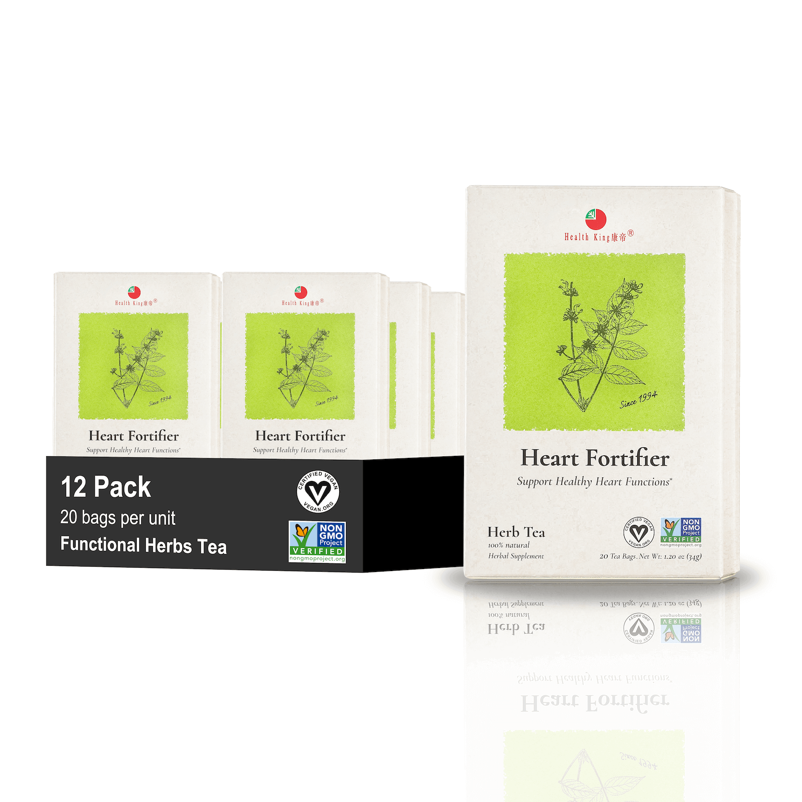 Heart Fortifier Herb Tea - Support Healthy Heart Functions - HealthKing