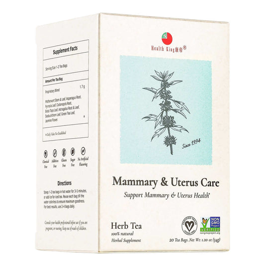 Herbal tea blend for mammary and uterus health support