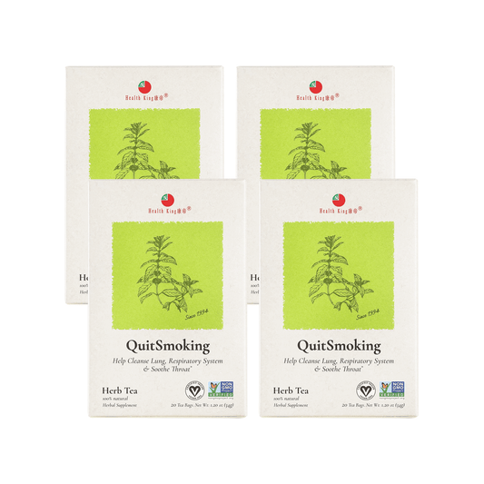 Quit Smoking Herb Tea | Help Cleanse Lung, Respiratory System & Soothe Throat - HealthKing