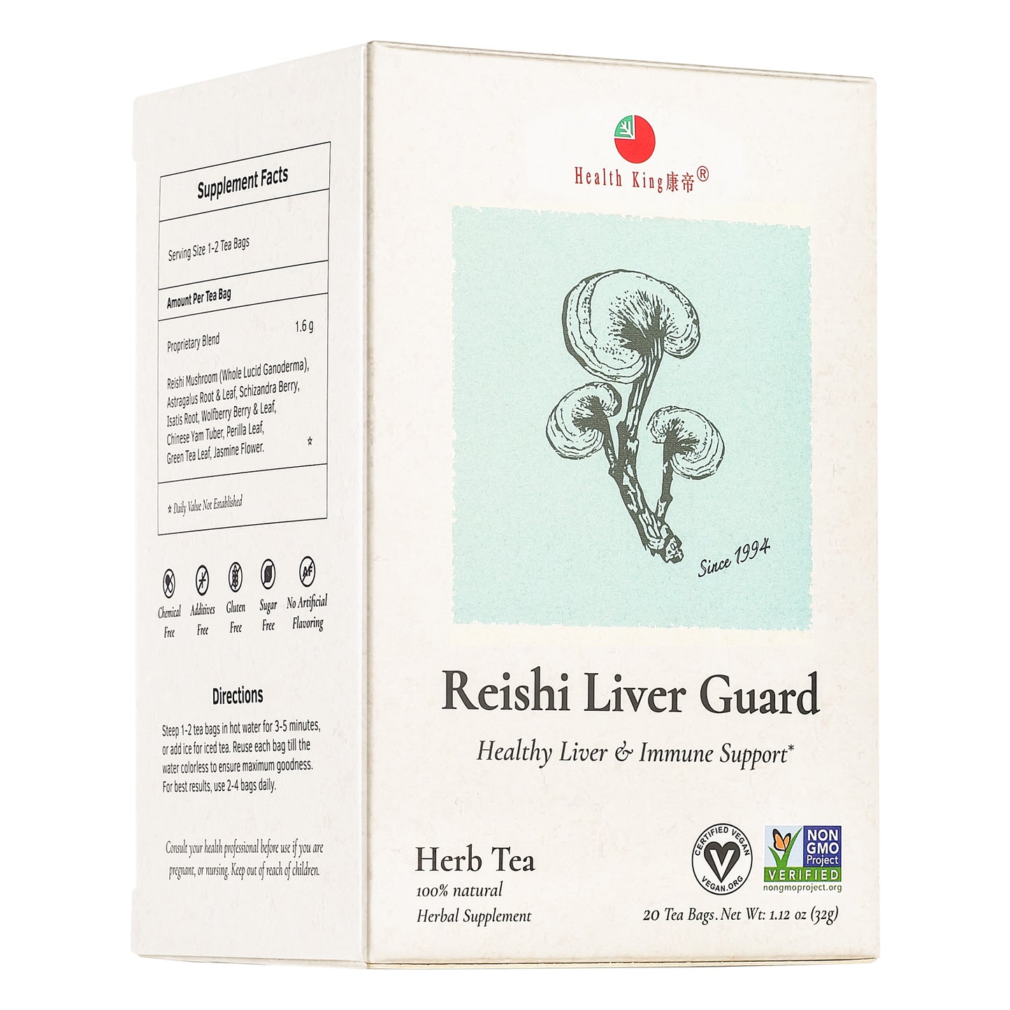 Reishi Liver Guard Herb Tea | Healthy Liver & Immune Support