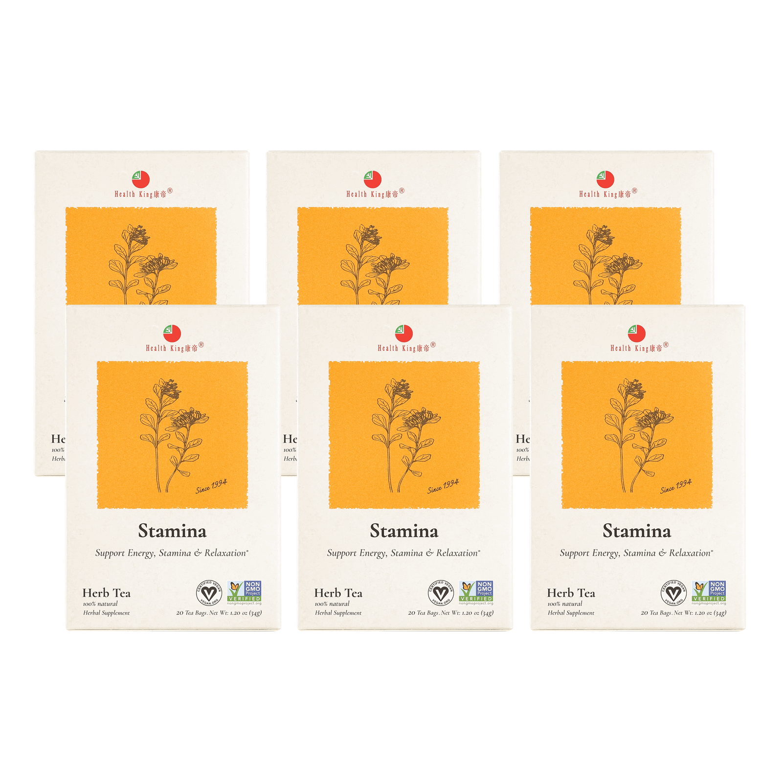 Stamina Herb Tea | Support Male Energy, Stamina & Relaxation - HealthKing