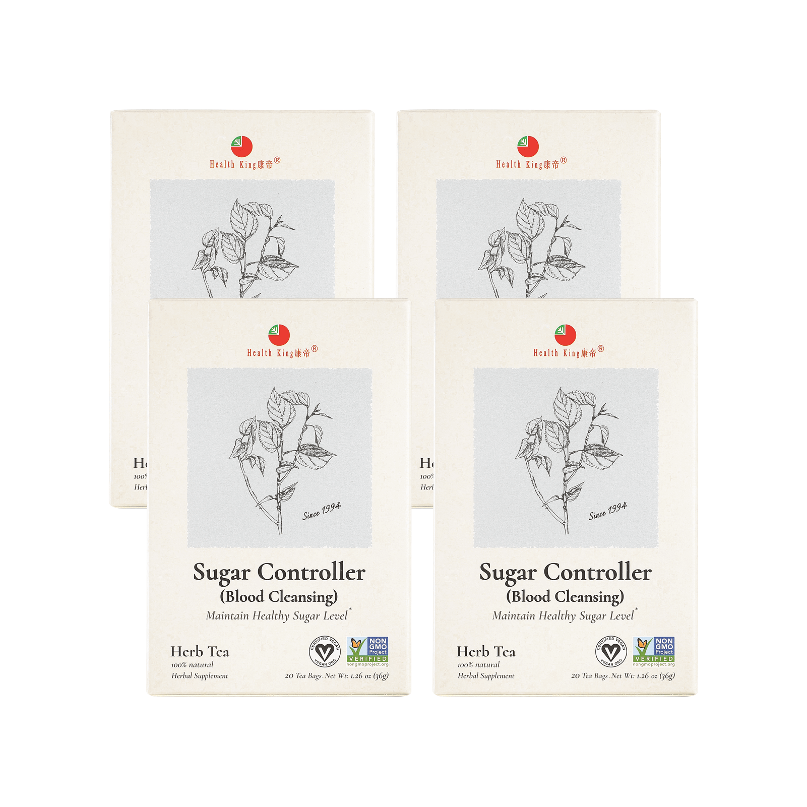 Sugar Controller Herb Tea | Maintain Healthy Blood Sugar Level - HealthKing