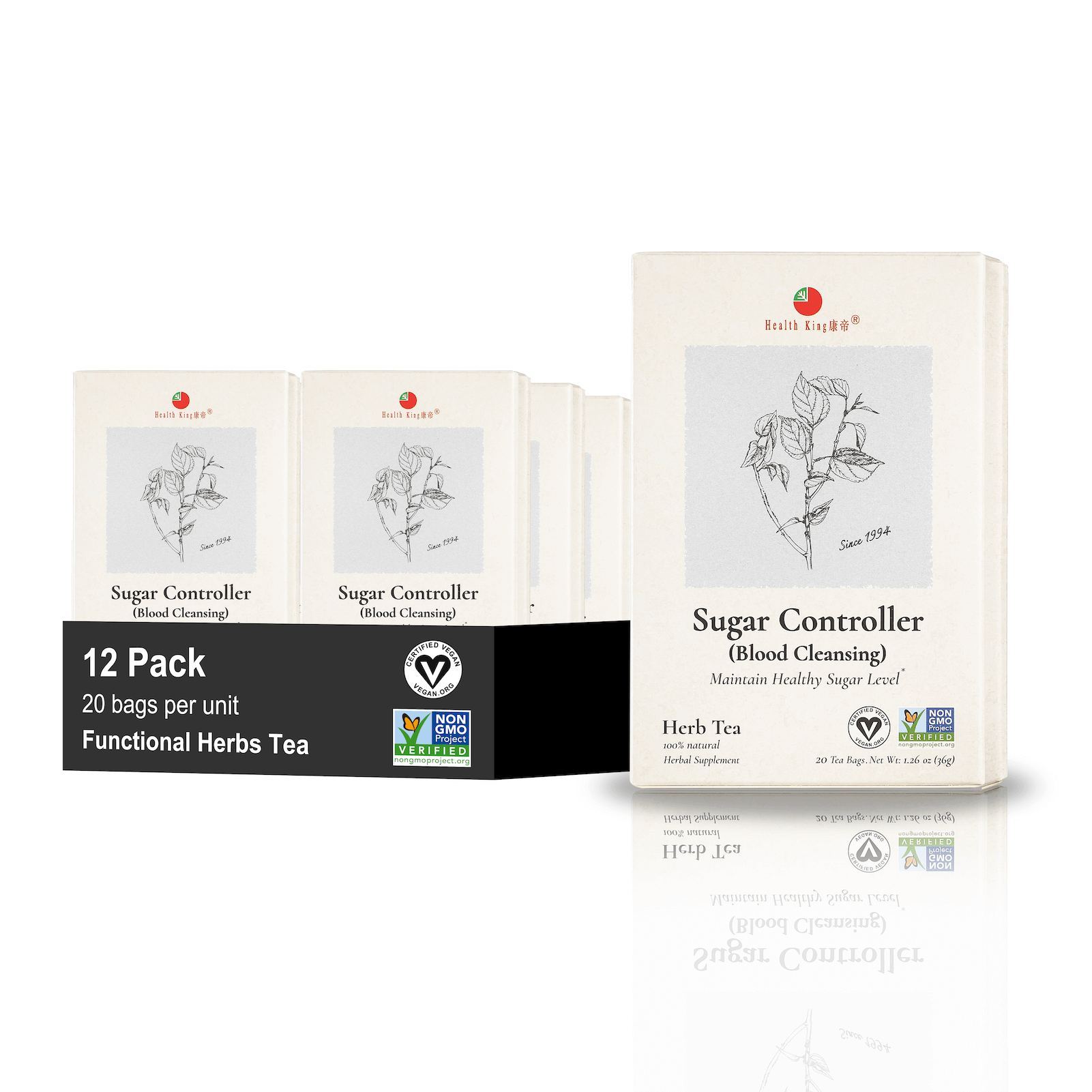 Sugar Controller Herb Tea | Maintain Healthy Blood Sugar Level - HealthKing